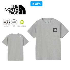 ザ・ノース・フェイス THE NORTH FACE NTJ32358 S/S SMALL SQUARE LOGO TEE【10%OFFセール】ショートスリーブ スモール スクエア ロゴ ティー キッズ Tシャツ トップス アウトドア キャンプ ジュニア 男の子 女の子 子供服 UVケア 半袖 130～160cm 4カラー 国内正規 2025SS