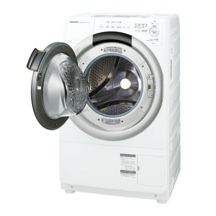 楽天市場】SHARP シャープ【ES-S7J-WL】ES-S7J-WL ドラム式洗濯乾燥機 
