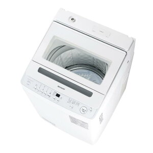 SHARP シャープ【ES-GV8K-W】ESGV8K-W 8.0kg 全自動 洗濯機 ホワイト系【KK9N0D18P】