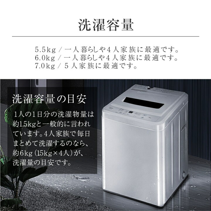 楽天市場】MAXZEN 全自動洗濯機 7kg 風乾燥付 JW70WP01WH : 激安家電の 