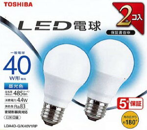 LEDd A` ʓd`40W Lz F E26 2P Ή LDA4D-G/K40V1RP