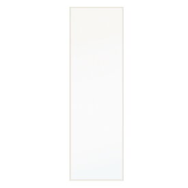 【幅50cm】細枠ウォールミラー 天然木 北欧風 日本製 鏡 全身鏡 姿見 ドレッサー 高級感 木製 スリム 壁掛け 完成品 ワンルーム リビング ホワイト ブラウン rilmy 韓国 インテリア