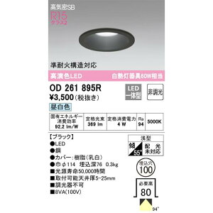 �I�[�f���b�N OD261895R LED�_�E�����C�g �����F 100�� JAN4905090834329 EC zaiko