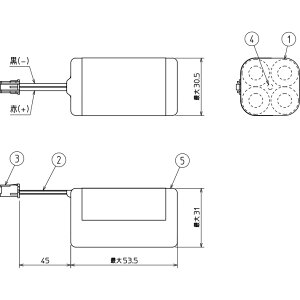 4H15DB OHd@  4.8V1450mAh 퓔 pdr | U | 퓔 | obe[ | dr | h UEpƖ~dr` pdr OHd@ MITSUBISHI ELECTRICy ݌ɂ z