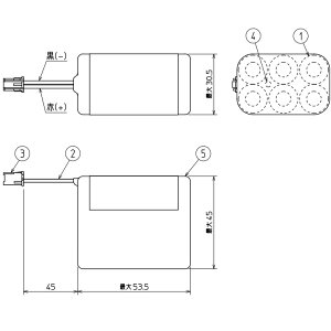 7H15DB OHd@  7.2V1450mAh 퓔 pdr | U | 퓔 | obe[ | dr | h UEpƖ~dr` pdr OHd@ MITSUBISHI ELECTRICy ݌ɂ z