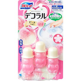 小林製薬 純正品 ブルーレット デコラル ピーチの香り 4987072058190 小林製薬 1個