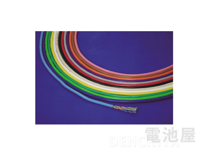 楽天市場】0.5-4P NSGDT6 日本製線 300m LANケーブル CAT6 UTP 