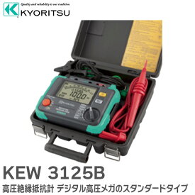 KEW 3125B 高圧絶縁抵抗計 デジタル高圧メガのスタンダードタイプ 絶縁抵抗計 KEW3125B 共立電気計器 ( KYORITSU )