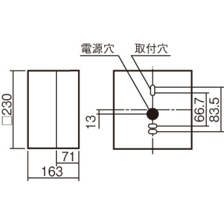 楽天市場】NNCF50140JLE1 ( 100V ) 壁直付型 LED ( 昼白色 