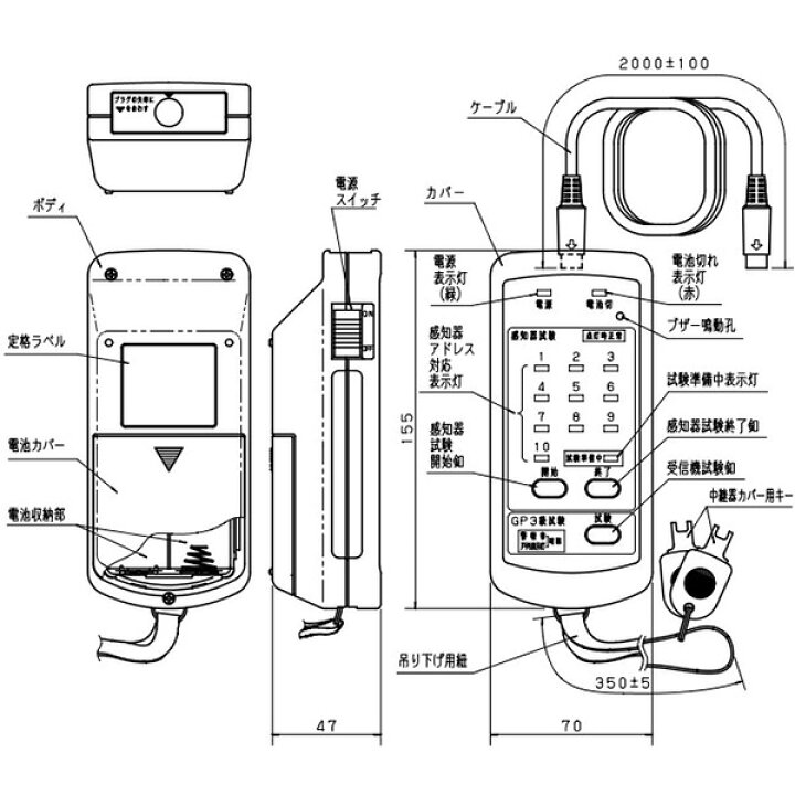 楽天市場】BGH9703K 外部試験器 パナソニック ( Panasonic ) : 商材館 