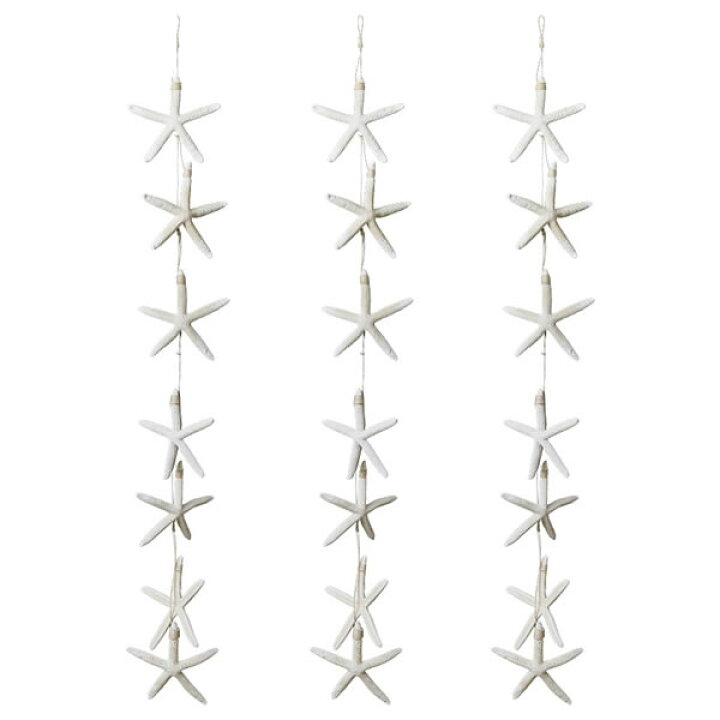 楽天市場】【期間限定☆送料無料】マリンK ガーランド 縦7連 ホワイト  