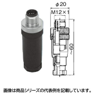 �O�j���쏊�T���L���[�uM12�s���v���O���^�� YB490017���d�l �X�g���[�g�`�s���v���O���ɐ� 4�Ɂ��P�[�u���d�l �˂��^0.75���n�E�W���O�F�� DC250V�^4A���P�[�u���̒��� 23g