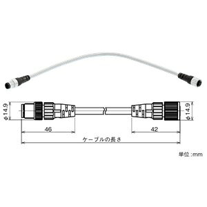 �O�j���쏊�T���L���[�uM12�v���O�C���P�[�u�����^�� YP4LL-040CS���d�l M12 �s���v���O�{�\�P�b�g�v���O�t���ɐ� 4�Ɂ��P�[�u���d�l 4C×0.5(�ϖ��Œ�)���n�E�W���O�F�� �u���b�N���P�[�u���̒�