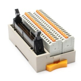 東洋技研■型式：PCXV-1H34-TB40-K1□取付け方向：縦型□搭載コネクタ：ヒロセ電機(HRS) HIF3BA-34PA-2.54DSA(71)□端子台極数：40(分岐端子付き)□結線タイプ：入出力用(K1)□対応PLC：キーエンス