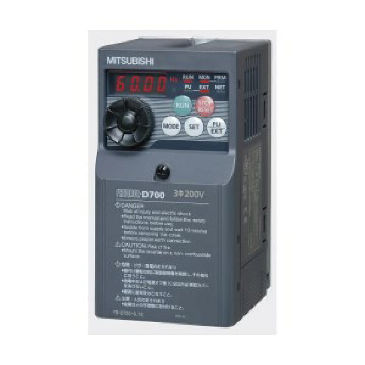 楽天市場】三菱電機□形番:FR-D720-0.4K□FREQROL-D700□簡単・小形  