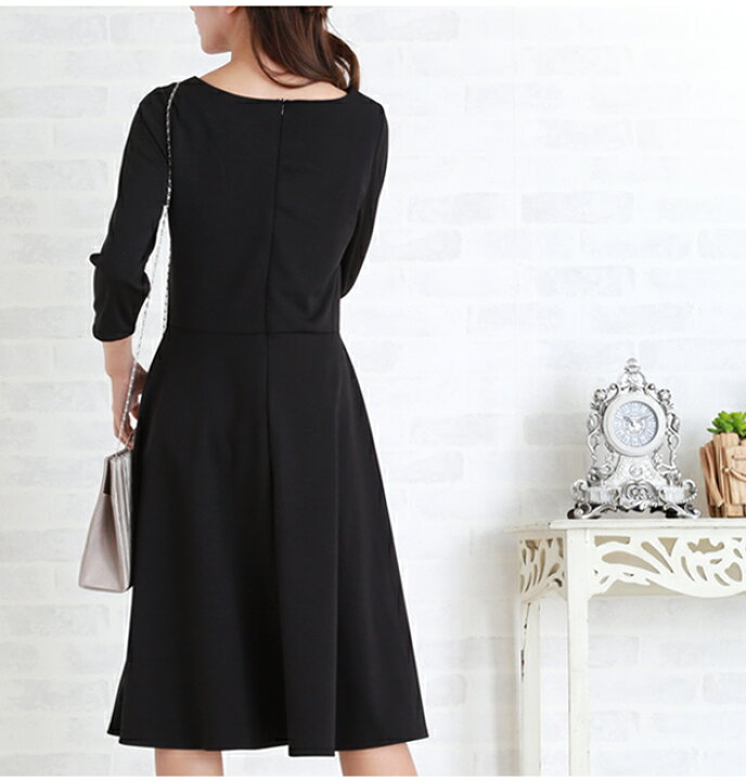 楽天市場 Aラインワンピース パーティードレス 七分袖 フォーマル ワンピース シンプル ドレス スーツドレス ショート お嬢様 レディース 結婚式 二次会 Aライン ミニ丈 フレア ワンピ ブラック フォーマル 膝丈 春 夏 秋 冬 黒 ネイビー レースレディース 楽天市場 Aラインワンピース パーティードレス 七分袖 フォーマル ワンピース シンプル ドレス スーツドレス ショート お嬢様 レディース 結婚式 二次会 Aライン ミニ丈 フレア ワンピ ブラック フォーマル 膝丈 春 夏 秋 冬 黒 ネイビー レースレディース