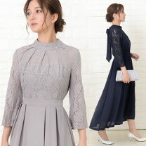 楽天市場】グレー ロングドレスの通販