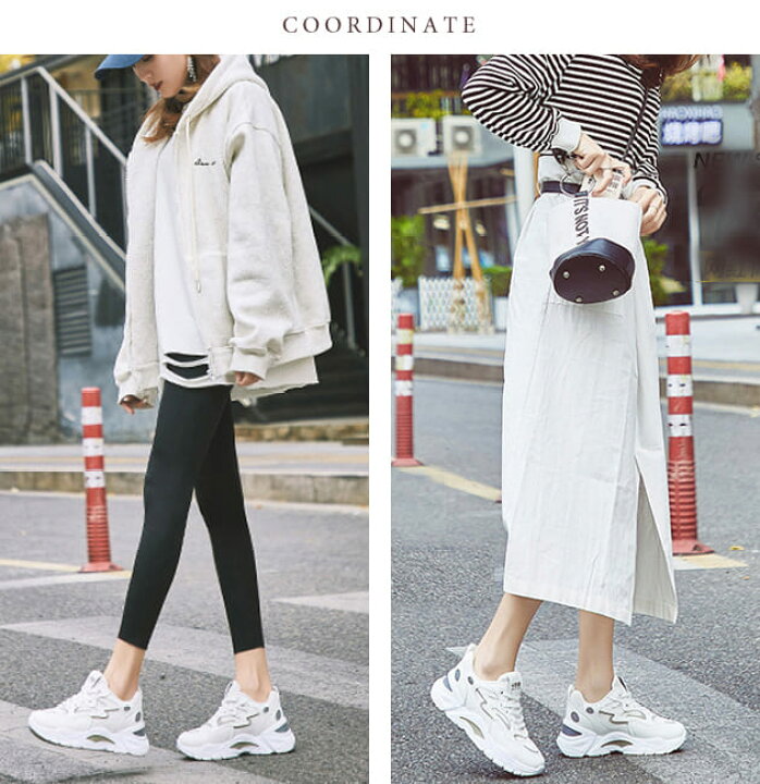 楽天市場 厚底 スニーカー ダッドスニーカー 厚底シューズ レディース 4cmヒール ローカット 靴 身長アップ 学生 白 ホワイト ピンク レースアップ 美脚 カジュアル レースアップ スポーツ レースレディース