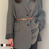 スリムベルト ワンポイント ベルト 細ベルト レディース 大人女子 おしゃれ 調節可能 ウエストマーク 細…