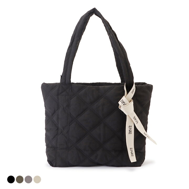 楽天市場】リボン付きシワキルティングトートバッグ レディース 女性  