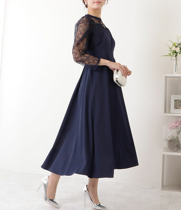 楽天市場】レースボレロ付き 2WAY ハイウエスト ビスチェ ワンピース  