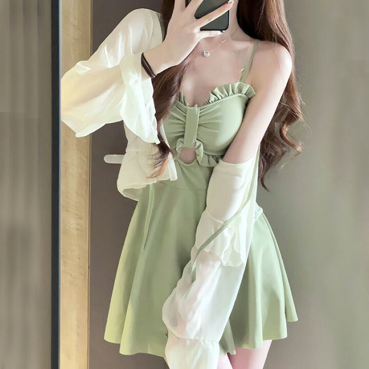 セクシー カットアウト レースアップ 👔 割れた太もも プレーン レディースワンピース 【塩水水槽】 (Color : White