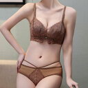 【2点セット】クロス ステッチ 花柄 レース ノンワイヤー ブラ&ショーツ 女性 レディース インナー 下着 肌着 パンツ ブラジャー セットアップ シンプル 無地 ボリュームアップ 上品 可愛い ガーリー フェミニン 3/4 ソフト パッド