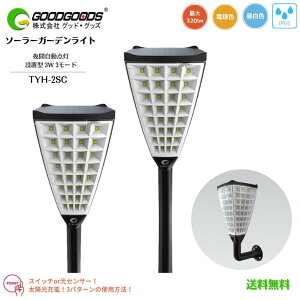 yzGOODGOODS ObhObY ݒu^ \[[Cg K[fCg TYH-2SC tF[h_ _ z 3W 320lm dF F Ra85 IP65 360°Ǝ h  ubN O