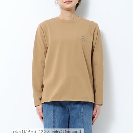 more10%offクーポン対象 5/6まで【公式】【25%OFF】M・J・G エムジジェ プリント長袖Tシャツ レディース ロンT 天竺 シンプル[2022春夏新作] [春夏] GMT296 長袖 クルーネック M L 綿100％ 家庭洗濯可 母の日 プレゼント