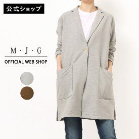 【公式】【50%OFF】M・J・G エムジジェ ストレッチツイルジャケット レディース 杢グレー ネイビー シナモン カーディガン 羽織り AWミセス 婦人服 [SALE] GMT328