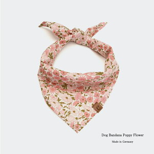 whCcAAʌxDog Bandana Poppy Flower po_i Original Liberty London ōiAM[nA\ Cloud7 NEh7  o_i hCc yS̔NxIzyl