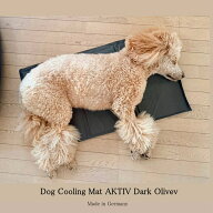 数量限定！最終入荷！『猛暑対策に！室温からマイナス8度低下効果』Dog Cooling Mat AKTIV Dark Olive 犬…