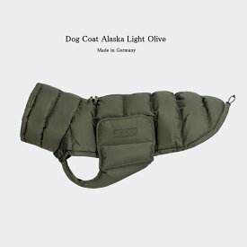 【数量限定！2025秋冬新作 再入荷無し】Dog Coat Alaska ドッグコート アラスカ 2025年モデル Light Olive ライトオリーブドイツ製極暖ウィンタージャケット Cloud7 クラウド7 犬 冬服 犬服 冬 ダウン 【おかげさまで信頼の24周年路面店】