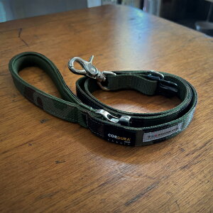 seven seas dog セブンシーズドッグ 中大型犬用Lサイズ カモ CORDURA NYLON SHORT LEAD コーデュラナイロンショートリードしつけ用、トレーニング、長さ2段階調整式【おかげ様で信頼の22周年!】【安