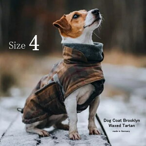yʌIhCcAz Dog Coat Brooklyn Waxed Tartan hbOR[g ubN bNX^[^ Size4 pR[g Cloud7 NEh7   R[g  ~ yhCcbNXR[gzy