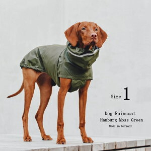 Dog Raincoat Hamburg pCR[g nuN Size 1 Moss GreenXO[  CR[g Cloud7 NEh7 yʌIIzy12܂ł̌䒍őIzy܂ŐM2