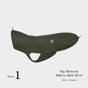 Dog Raincoat Dublin pCR[g _u Size 1 Dark Olive _[NI[u  CR[g  Cloud7 NEh7 yʌIIzyhCcŐVZpTCNfށzyl