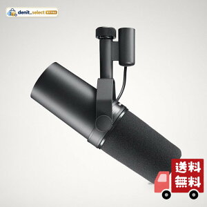 SHURE �V���A SM7B : �_�C�i�~�b�N�}�C�N �J�[�f�B�I�C�h �P��w���� XLR �L�� �m�C�Y���� �z�M �X�g���[�~���O ���� ���y ���t �^�� ���R�[�f�B���O YouTube ���� �Q�[�~���O �{�[�J�� �|�b�h�L��