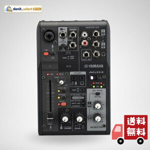 ���}�n(YAMAHA) ���C�u�X�g���[�~���O�~�L�T�[ 3�`�����l�� �u���b�N AG03MK2 B