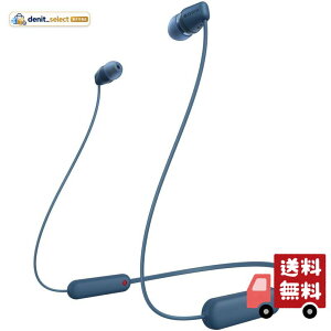 �\�j�[(SONY) ���C�����X�C���z�� WI-C100:Bluetooth�Ή�/25���ԃX�^�~�i/IPX4�h�H/DSEE���� �u���[ WI-C100 LZ ��