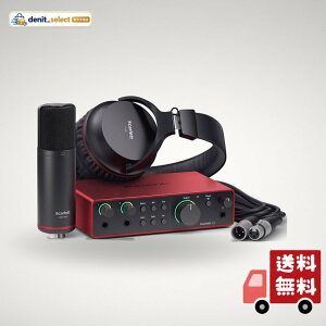 Focusrite Scarlett 2i2 Studio ��4���� USB-C �I�[�f�B�I�C���^�[�t�F�C�X�o���h��