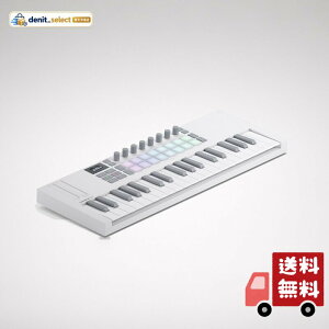 Novation Launchkey Mini 37 White [MK4] - �|�[�^�u��37�~�j�L�[�AUSB�AMIDI�L�[�{�[�h�ADAW�����A�R�[�h�X�P�[�����[�h�A16�h�����p�b�h�A�A���y�W�G�[�^�[�A���y�쐬�o���h���t��