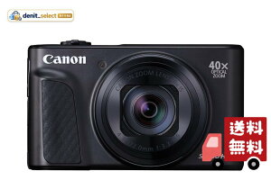 Canon �R���p�N�g�f�W�^���J���� PowerShot SX740 HS �u���b�N ���w40�{�Y�[��/4K����/Wi-Fi�Ή� PSSX740HSBK