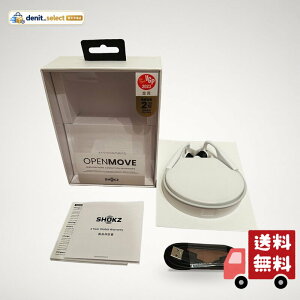 Aftershokz OpenMove ���`�� ���C�����X �C���z�� �A�t�^�[�V���b�N�X Bluetooth �}�C�N�t�� �u���[�g�D�[�X �X�|�[�c �h�� �h�o IP55 (Alpine White)