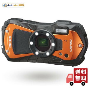 RICOH WG-80 ORANGE ���R�[�{�i�h���f�W�^���J���� 14m�h�� (�A��2����) 1.6m�ϏՌ� �h�o -10°C�ϊ� �A�E�g�h�A�Ŋ��􂷂�^�t�l�X�{�f�B CALS���[�h���ڂ� ����L�^�ȂǕ��L���r�W�l�X�V�[���Ŋ���31