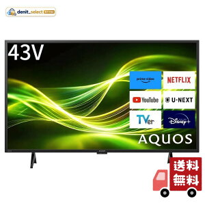 �V���[�v 43�^�t���n�C�r�W���� �t���e���r 2T-C43GF-2 AQUOS Bluetooth Google TV �l�b�g���� �������� W�`���[�i�[ �ߓd���[�h