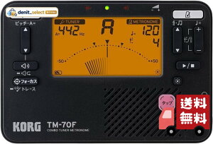 KORG(�R���O) �`���[�i�[ ���g���m�[�� TM-70F BK �u���b�N ���t�y �u���X�o���h �I�[�P�X�g��