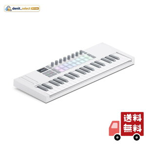 Novation Launchkey Mini 37 White [MK4] - �|�[�^�u��37�~�j�L�[�AUSB�AMIDI�L�[�{�[�h�ADAW�����A�R�[�h�X�P�[�����[�h�A16�h�����p�b�h�A�A���y�W�G�[�^�[�A���y�쐬�o���h���t��