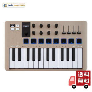 Arturia MIDI �L�[�{�[�h �R���g���[���[ MiniLab 3 ����J���[ �V�����p�[�j��