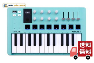 Arturia MIDI �L�[�{�[�h �R���g���[���[ MiniLab 3 �A�N�A�}����